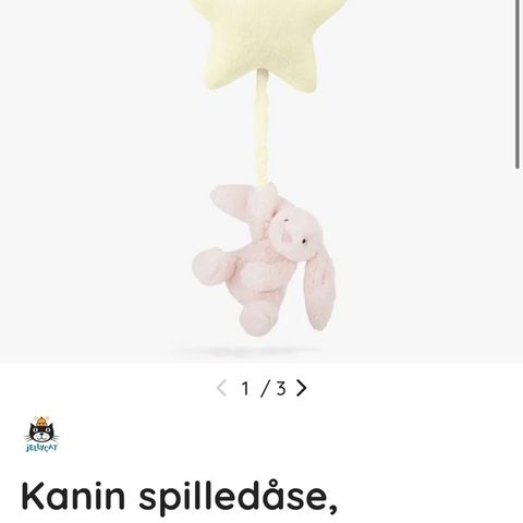 Kanin spilledåse ny