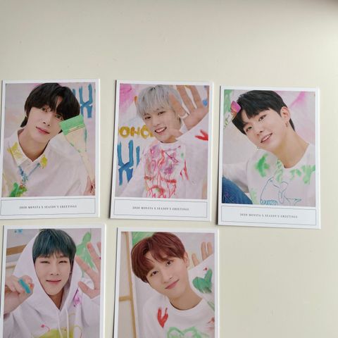 KPOP Monsta X Seasons greetings photocards