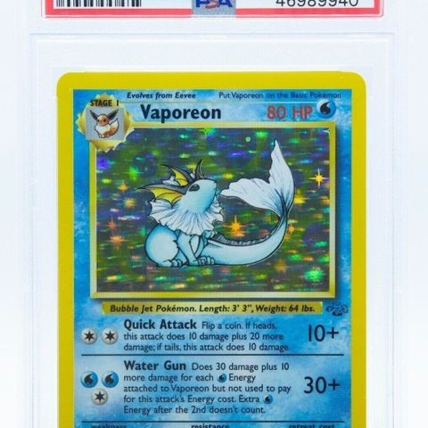 Pokemon - Ulike Holo Unlimited - PSA 9 - Ønskes kjøpt!