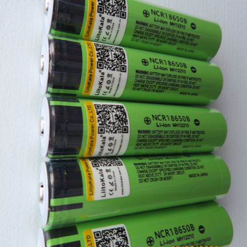 18650 B oppladbare batterier