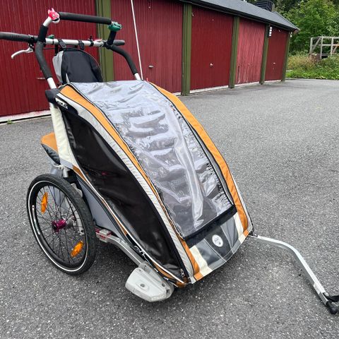 Chariot CX2 tvilling sykkelvogn / løpevogn