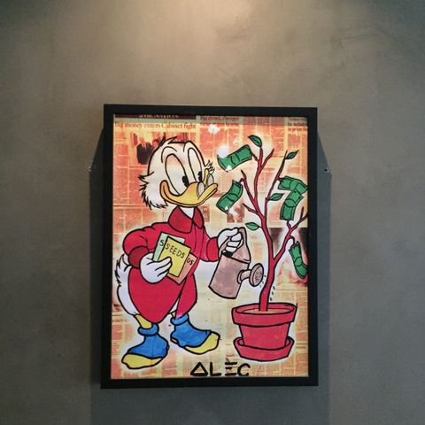 Kunst Bilde av Alec Monopoly "Scrooge Mc Duck"