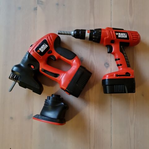 Black & Decker bormaskin og multimaskin *LEKETØY*