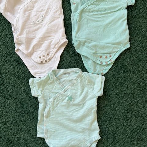 3 kortermede skjorter / str 6-9 mnd / str 71 cm / babyklær
