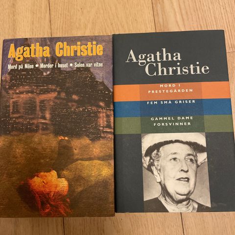 Agatha Christie bøker/ krim