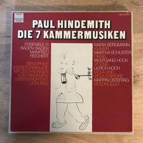 LP boks: Paul Hindemith - Die 7 Kammermusiken