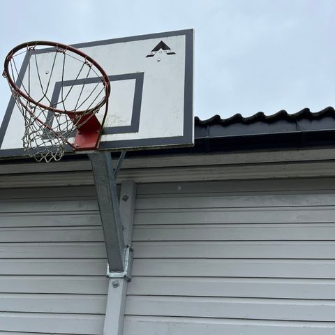 basketballstativ med kurv