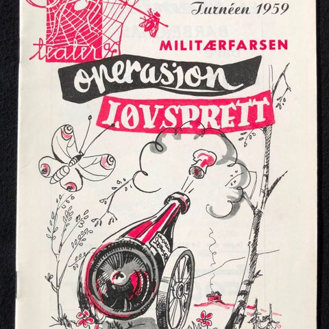 OPERASJON LØVSPRETT Revyprogram EDDERKOPPEN 1959