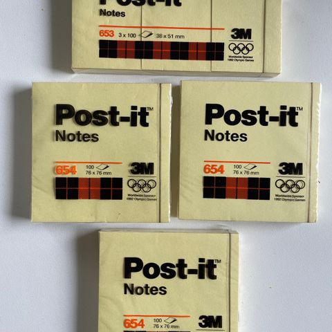 Vintage Post-it notes  3M  OL 1992