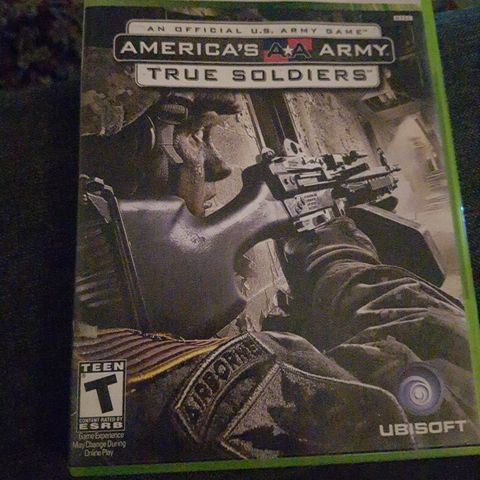 Americas army true soldiers xbox 360. Les annonse!!