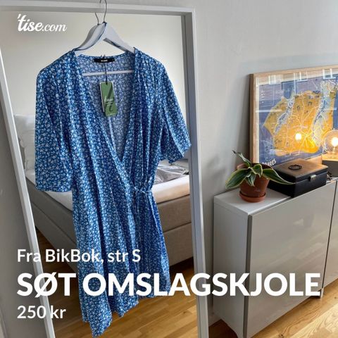 Ny omslagskjole fra BikBok, str S