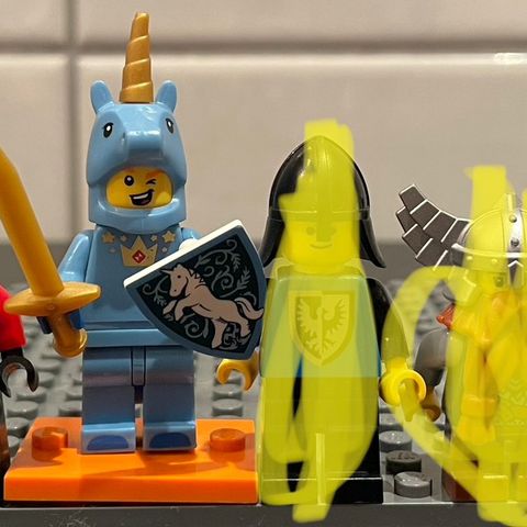 Lego middelalder minifigurer selges