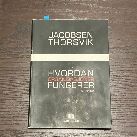 Hvordan organisasjoner fungerer 4. utgave