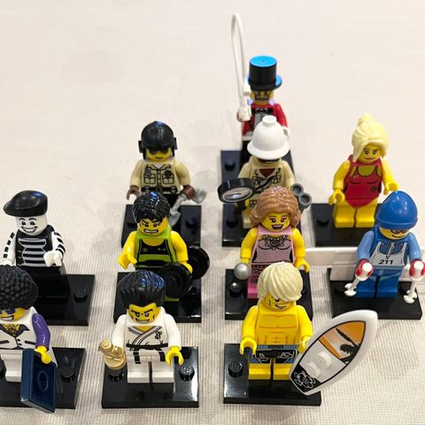 LEGO Minifigures Serie 2 - Minifigurer 11 stk