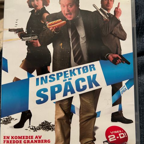 DVD film Inspektør Späck komedie svensk