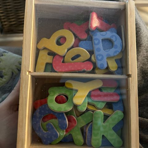 mickey mouse and friends wooden alphabet magnets