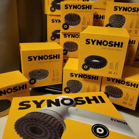Synoshi power skrubb med tilbehør, Helt NY!