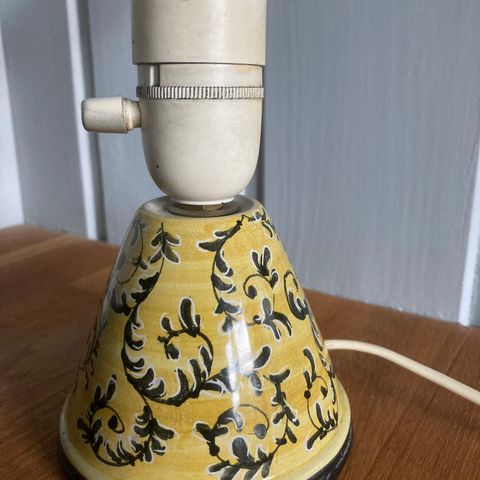 Retro lampe fra Hank Keramikk.