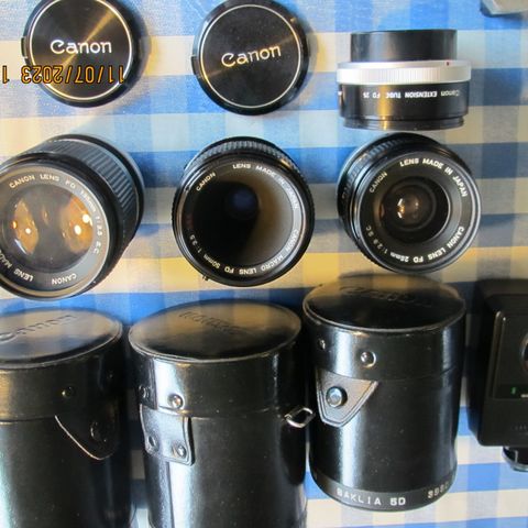Canon  FD linser