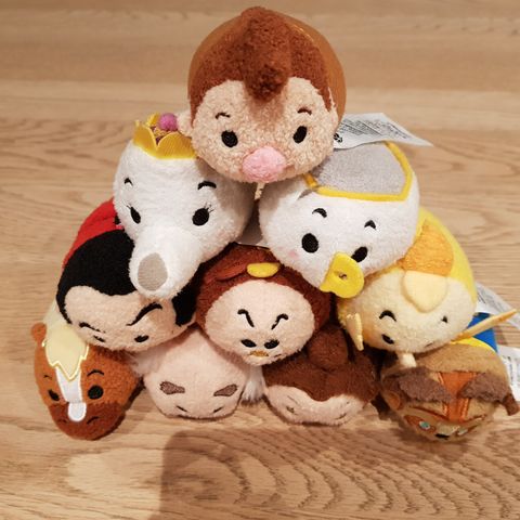 Disney Tsum Tsum - Beauty and the Beast / Skjønheten og Udyret - nedsatt pris!