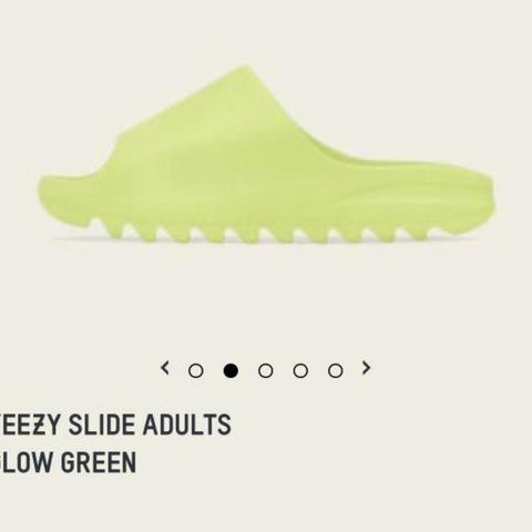 Yeezy slide glow green