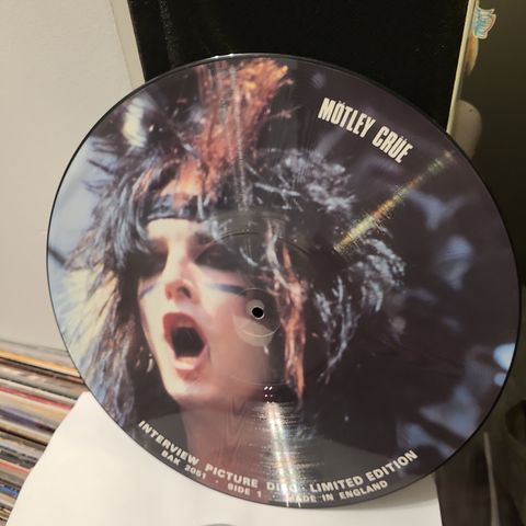 Motley Crue interview picture disc UNOFFICIAL