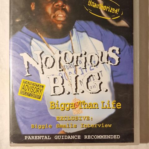 Notorious B.I.G. Bigger Than Life (1997) DVD Video