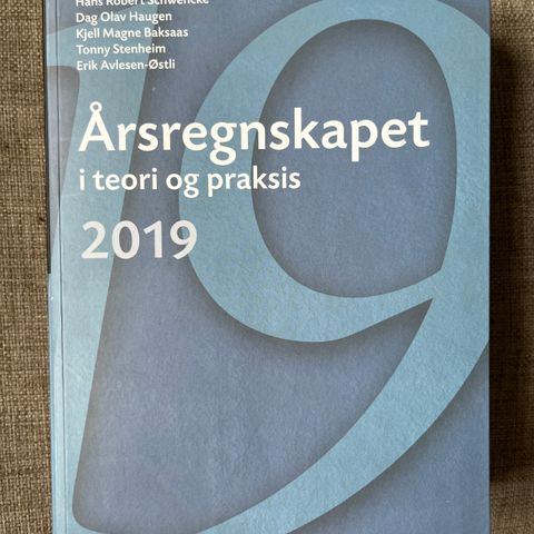 Årsregnskapet i teori og praksis 2019