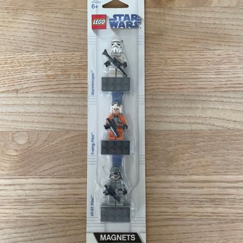 Star Wars Lego, minifigs magnets med stand