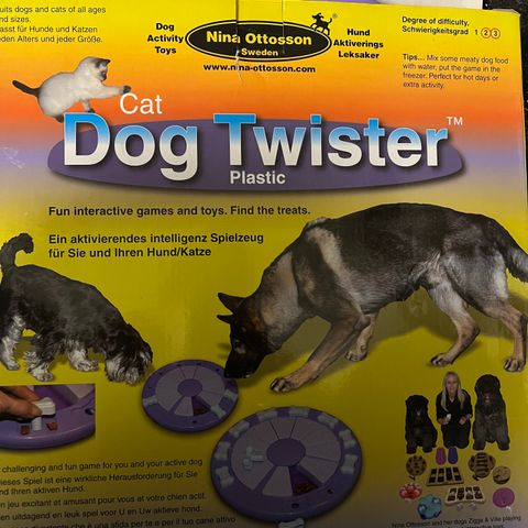 Dog twister - hundepuslespill