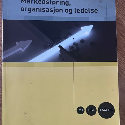 Arbeidsbok til markedsføring, organisasjon og ledelse