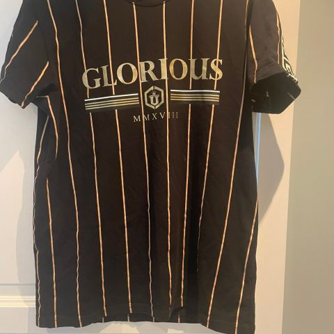 T-shirt fra Glorious Gangsta, str S, kr 250,-