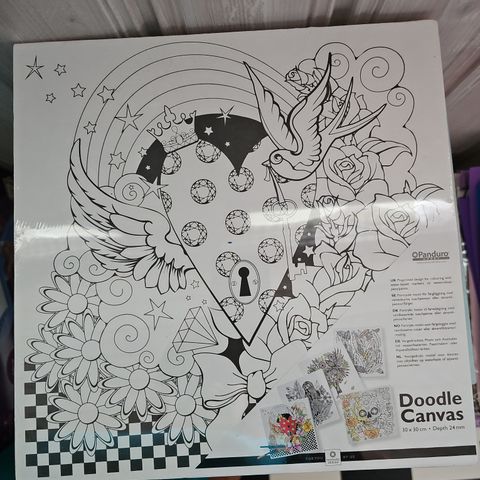 Doodle canvas fra Panduro