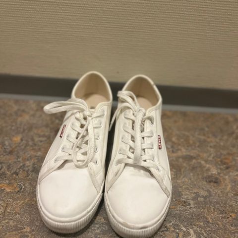 Levis white sneakers in excellent condition. Size 37