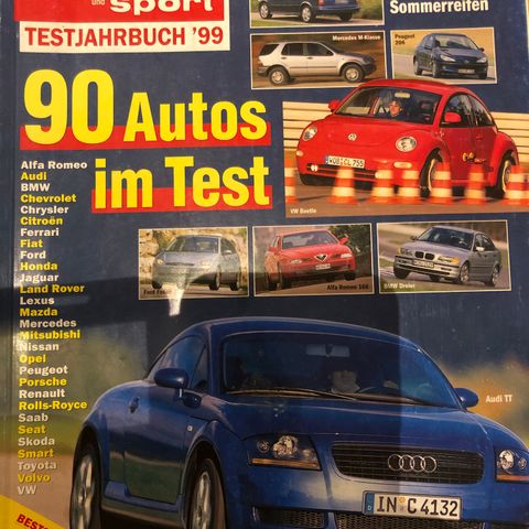 Testjahrbuch fra Auto Motor und sport