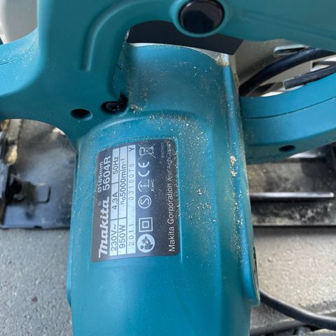 Sirkelsag 165 MM Makita 5604R