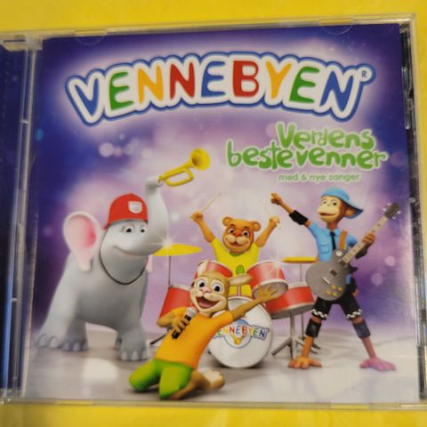 Vennebyen Verdens beste venner cd selges