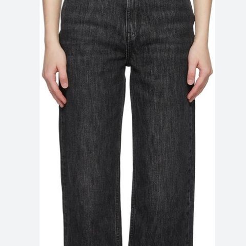Ganni High- Waisted Cropped jeans i str 30
