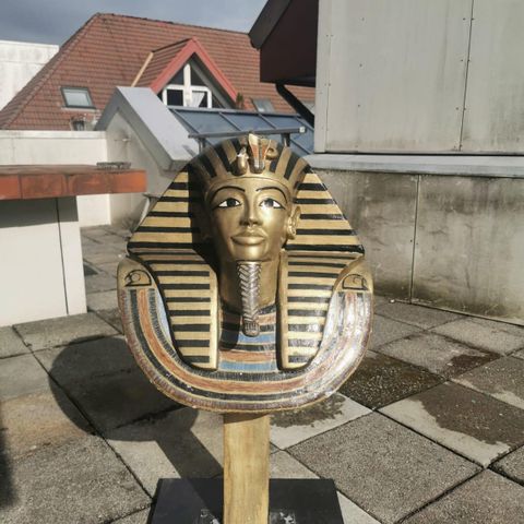 Nedsatt pris! Majestetisk Hånd laget Eygpt Farao skulptur (original Størrelse ❤️
