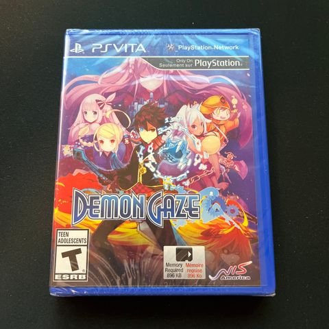 Demon Gaze Playstation Vita PsVita - NY FORSEGLET