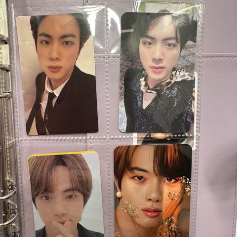 Jin photocards (Bts)