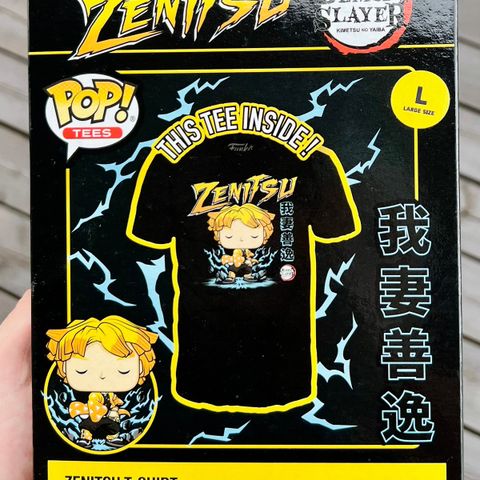 Funko Pop! Tee [L]: Zenitsu Hagatsuma | Demon Slayer: Kimetsu no Yaiba