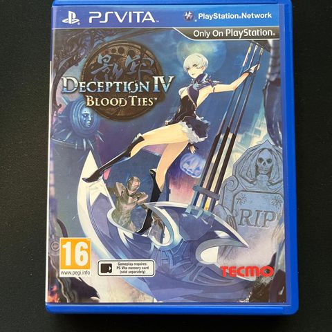 Deception IV: Blood Ties Playstation Vita PsVita