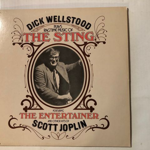 DICK WELLSTOOD / PLAYS RAGTIME MUSIC OF THE STING - VINYL LP