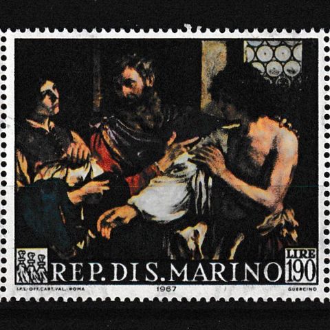 San Marino 1970 - Malerier av Tiepolo - postfrisk (SM4)
