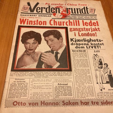 VERDEN RUNDT - ILLUSTRERT UKEBLAD Nr. 45 - 1954