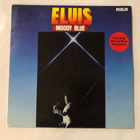 ELVIS PRESLEY / MOODY BLUE - VINYL LP