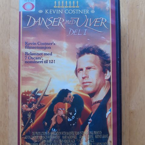 Danser med ulver,del 1, VHS, big box