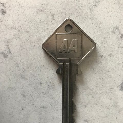 British AA (Automobile Association) Emergency Telephone Box Key