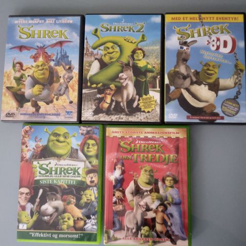 Shrek DVD-filmer